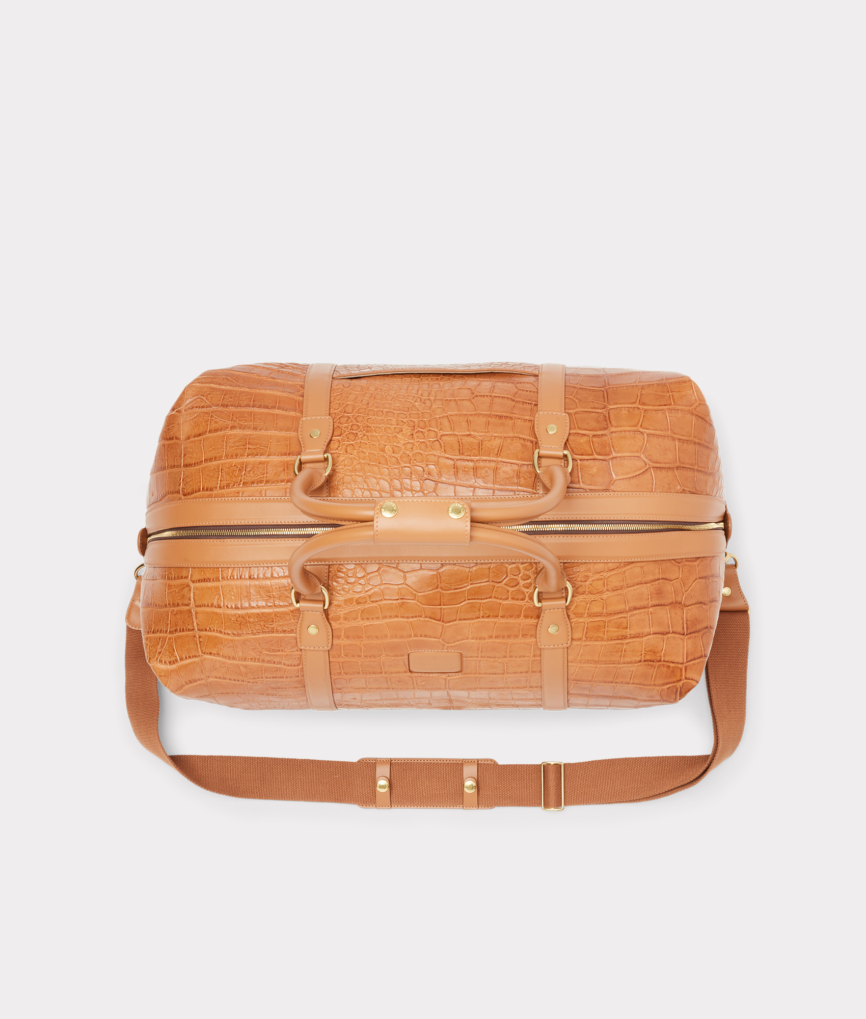 Giant Gator Duffle - Large :: Cognac/Kanga Tobac - Image 6