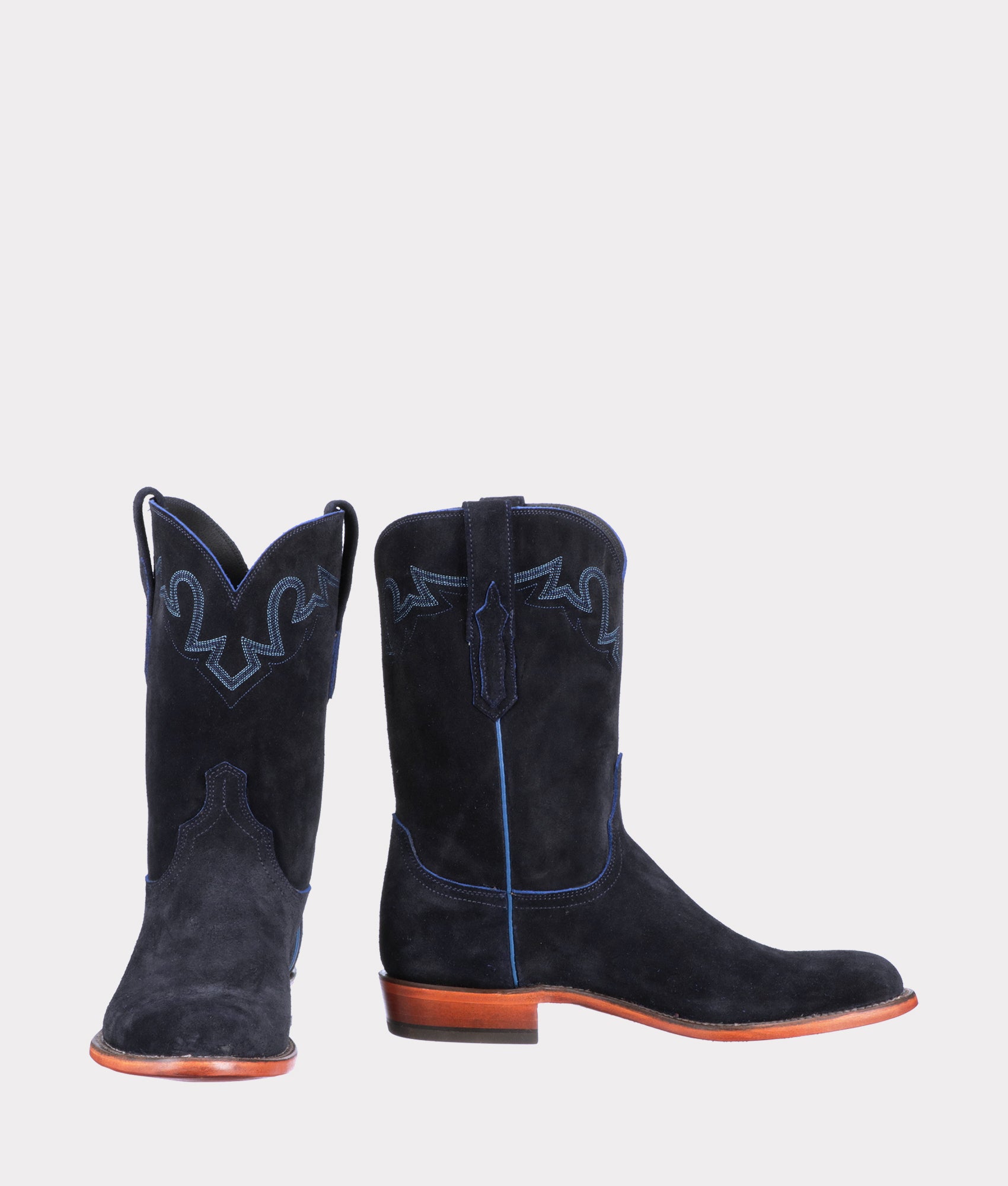 Sunset Suede :: Navy - Image 3