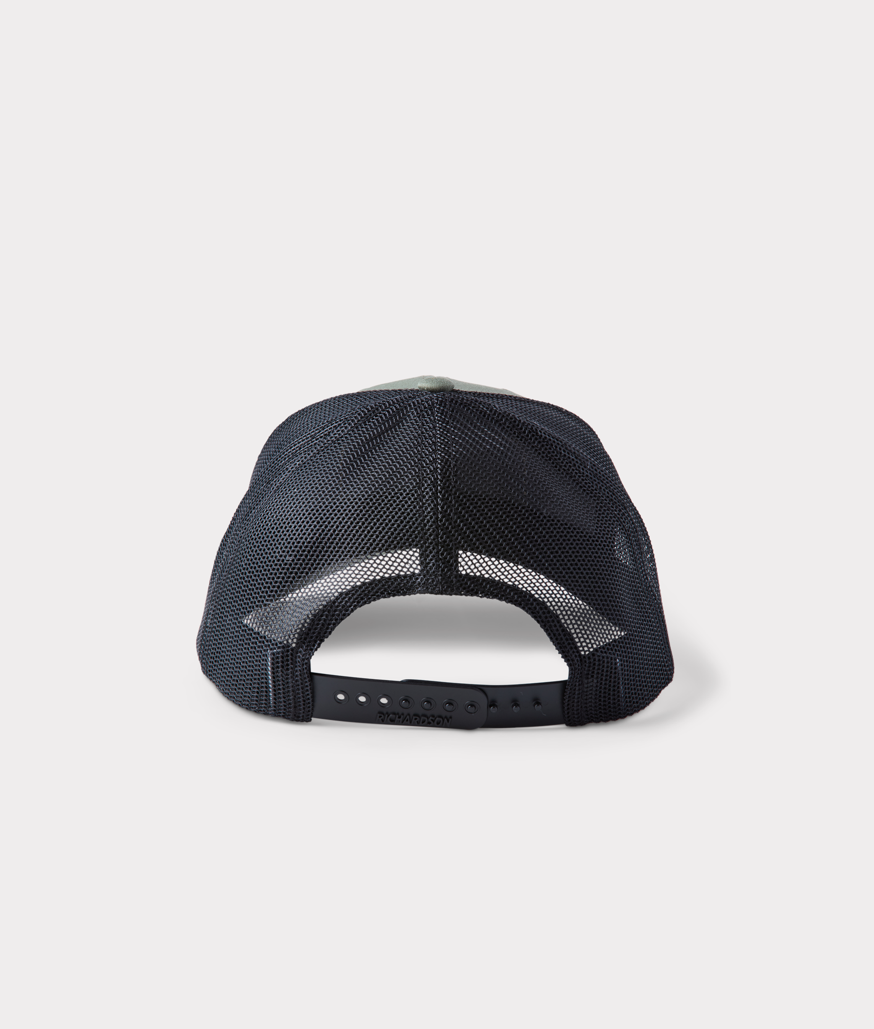 Leather Patch Cap :: Loden + Black - Image 2